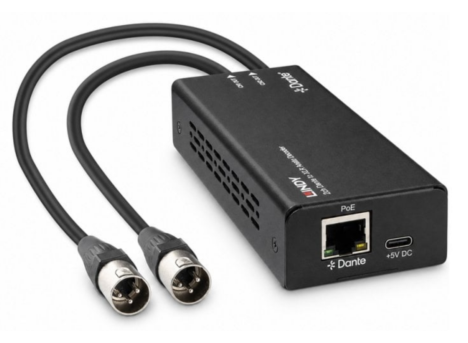 Lindy 2ch Dante® to XLR Audio Decoder | 70619 Audio Decoder Lindy