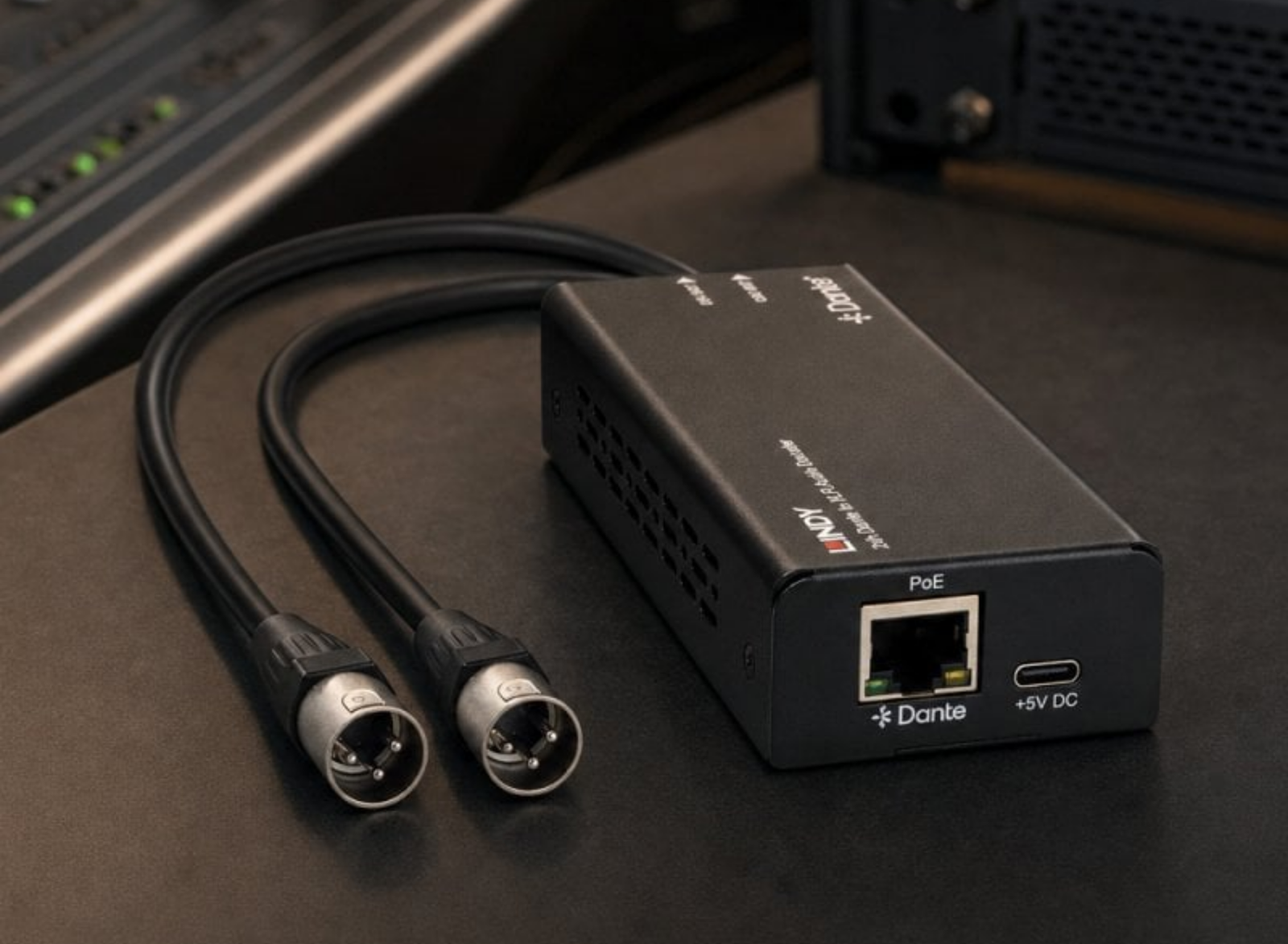 Lindy 2ch Dante® to XLR Audio Decoder | 70619 Audio Decoder Lindy