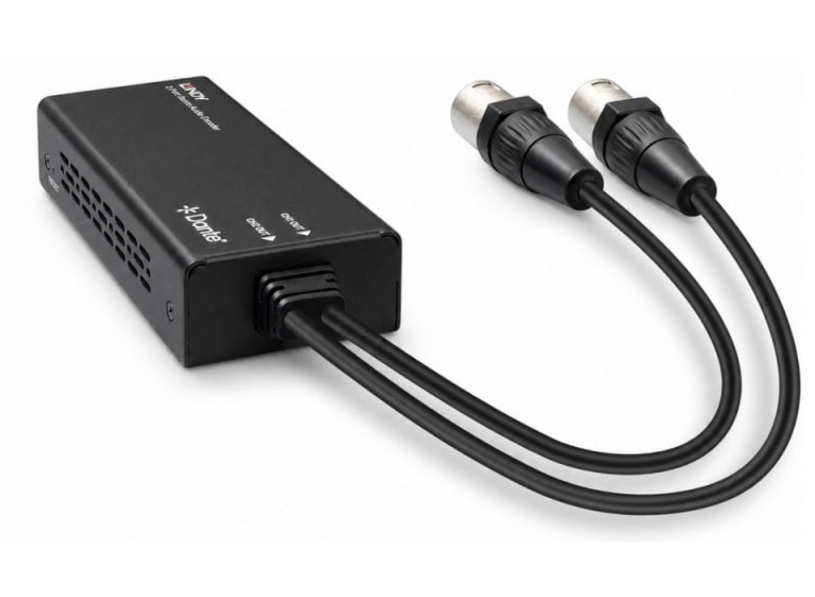 Lindy 2ch Dante® to XLR Audio Decoder | 70619 Audio Decoder Lindy