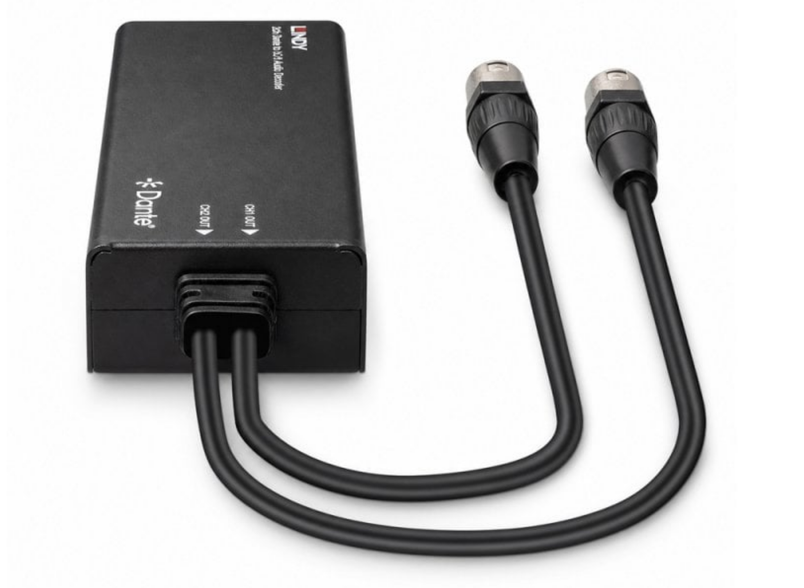 Lindy 2ch Dante® to XLR Audio Decoder | 70619 Audio Decoder Lindy