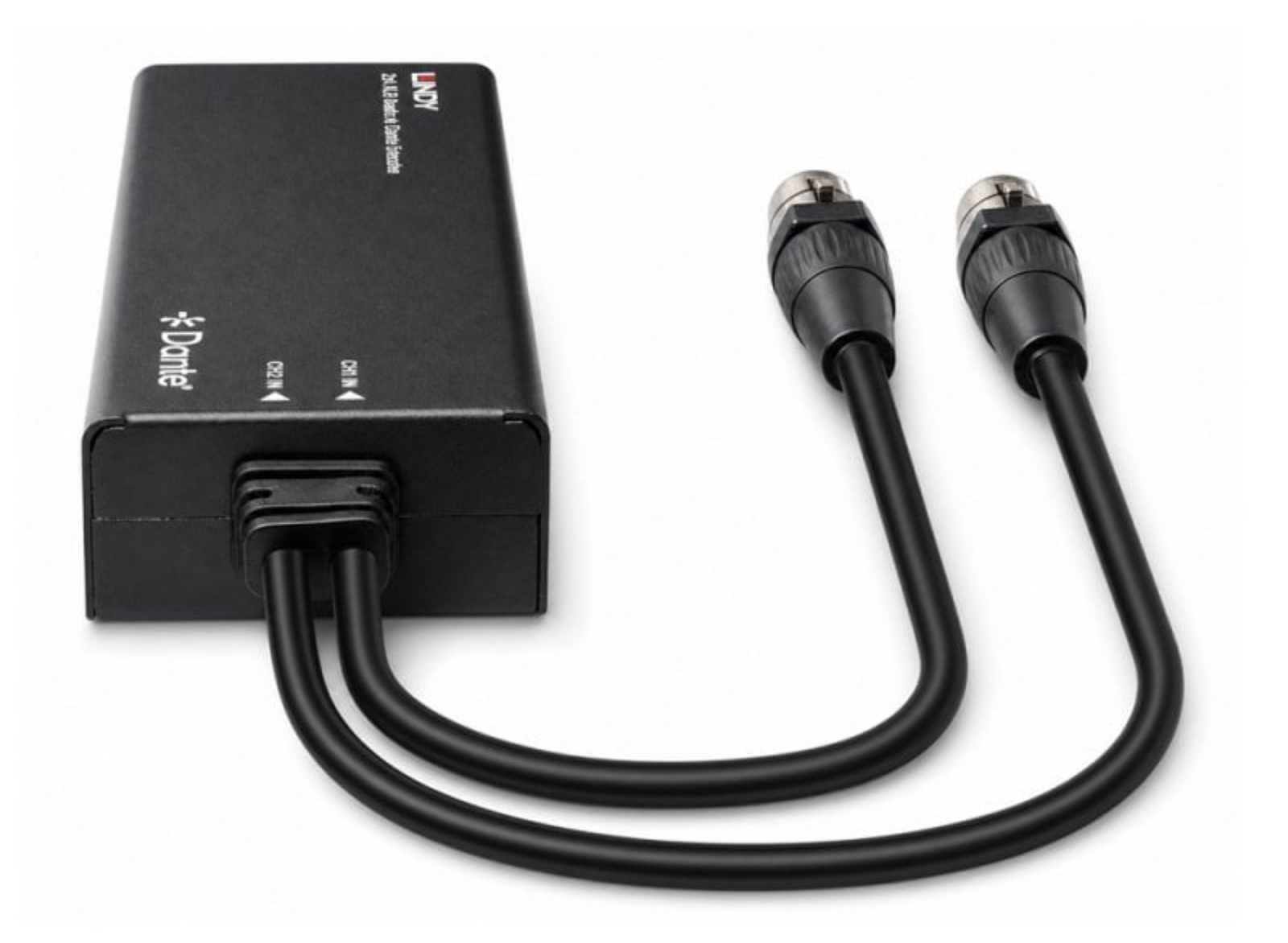 Lindy 2ch XLR Audio to Dante® Encoder | 70618 Adapter / Converter Lindy