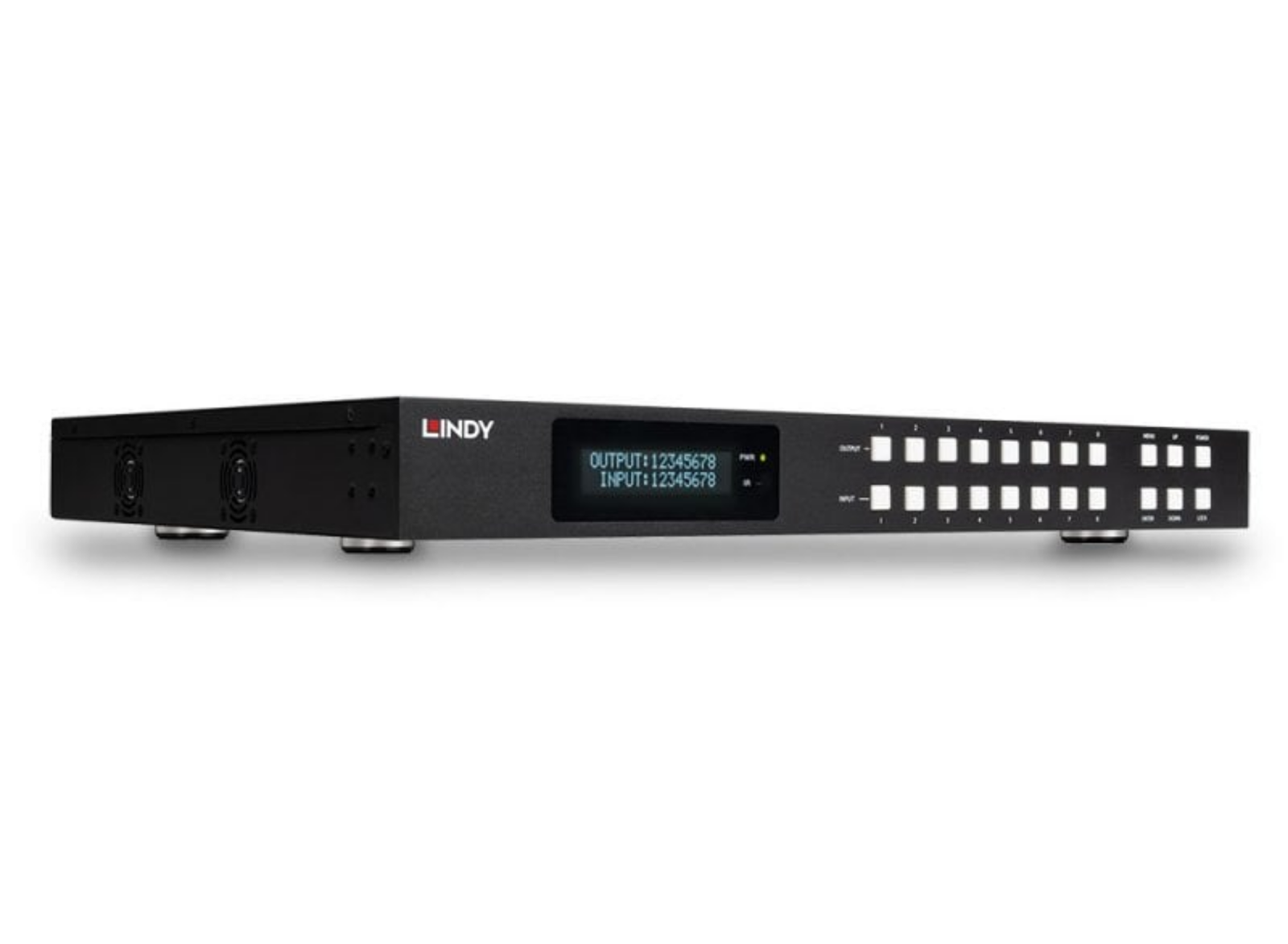 Lindy 8x8 HDMI 4K60 Seamless Multi-View Matrix with Video Wall Scaling | 38434 Matrix Switcher Lindy