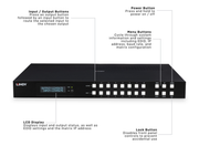 Lindy 8x8 HDMI 4K60 Seamless Multi-View Matrix with Video Wall Scaling | 38434 Matrix Switcher Lindy