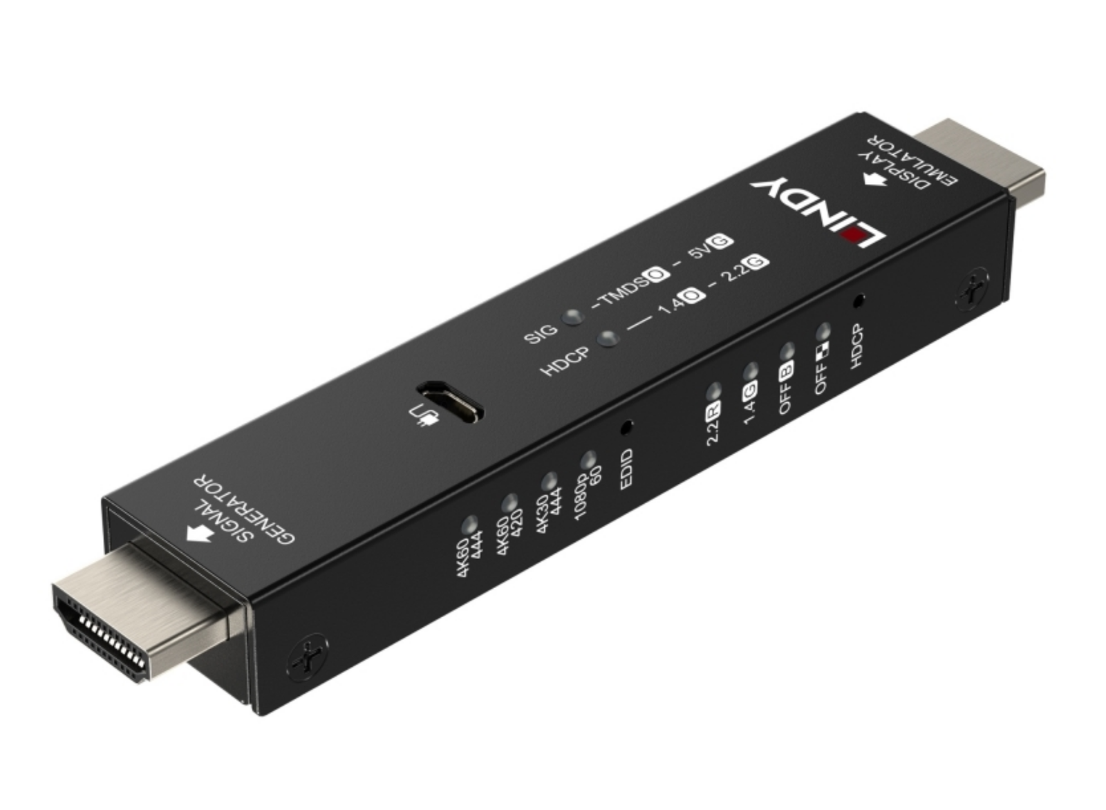 Lindy HDMI 4K60 Signal Generator & Display Emulator | 32683 Video Signal Converter Lindy