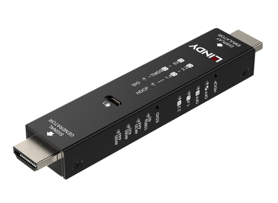 Lindy HDMI 4K60 Signal Generator & Display Emulator | 32683 Video Signal Converter Lindy