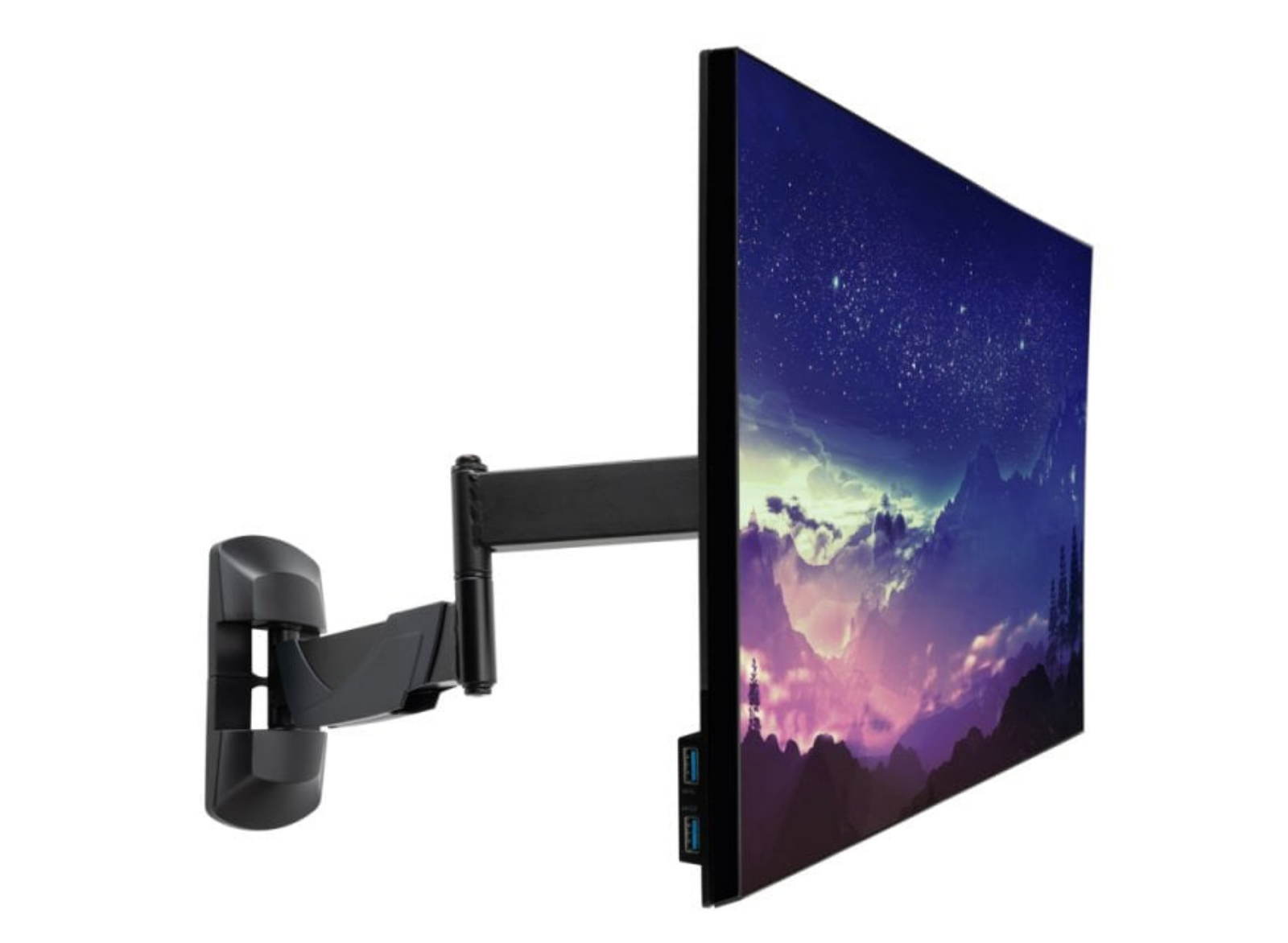Lindy Single Adjustable Wall Mounted Display Mount For 10"-26" Screens | 40714 Monitor Mounts & Stands Lindy