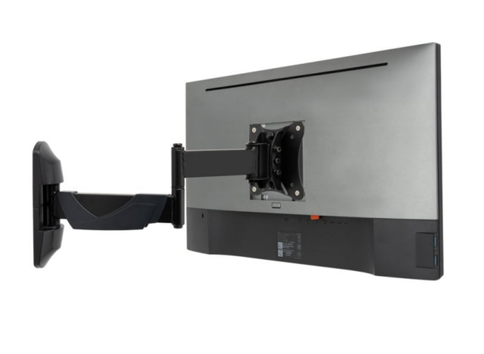 Lindy Single Adjustable Wall Mounted Display Mount For 10"-26" Screens | 40714 Monitor Mounts & Stands Lindy