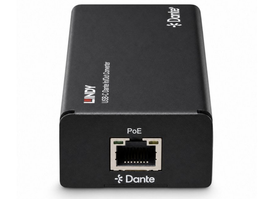 Lindy USB-C Dante® In/Out Converter | 70617 Adapter / Converter Lindy