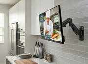 Lindy Wall Mounted Single Gas Arm Display Mount For 13"-32" Screens - Black | 40712 Monitor Mounts & Stands Lindy