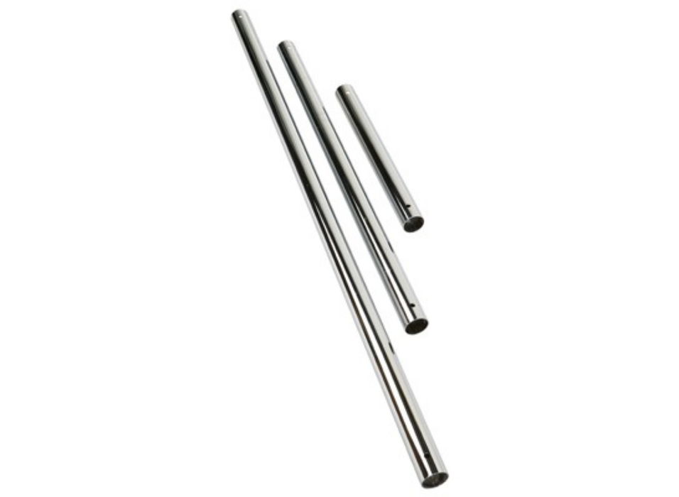 Loxit 9075 Projector Ceiling Mount Pole 50mm Diameter 750mm Long - Silver Loxit Projector Mount Loxit