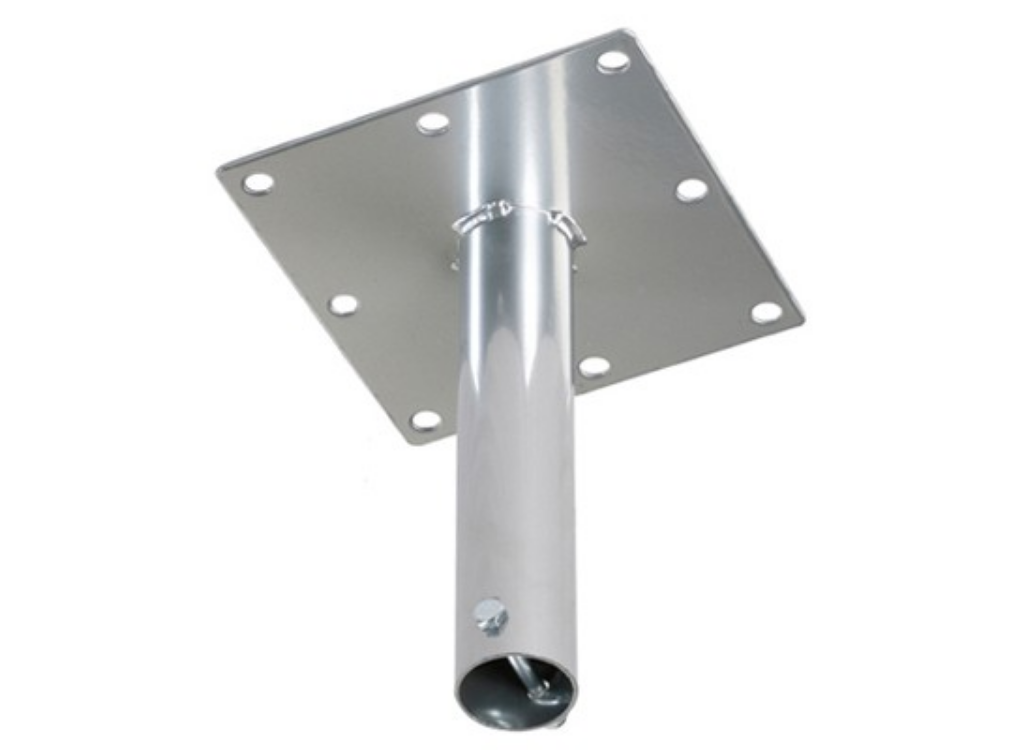 Loxit 9735 Projector Ceiling Mount Plate 350mm Drop For Flat Ceilings - Silver Projector Mount Loxit