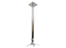 Loxit 9810 Projector Ceiling Mount Kit 1000mm Drop for Flat Ceilings - For Up To 30Kg Projectors