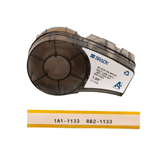 Brady M211 and M210 Self-laminating Vinyl Wire and Cable Labels | M21-1000-427 Label Making Tape Brady