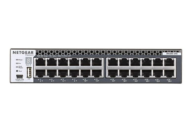 Netgear XSM4324CS-100NES 24x10G and 4xSFP+ (shared) Managed Switch Network Switch Netgear