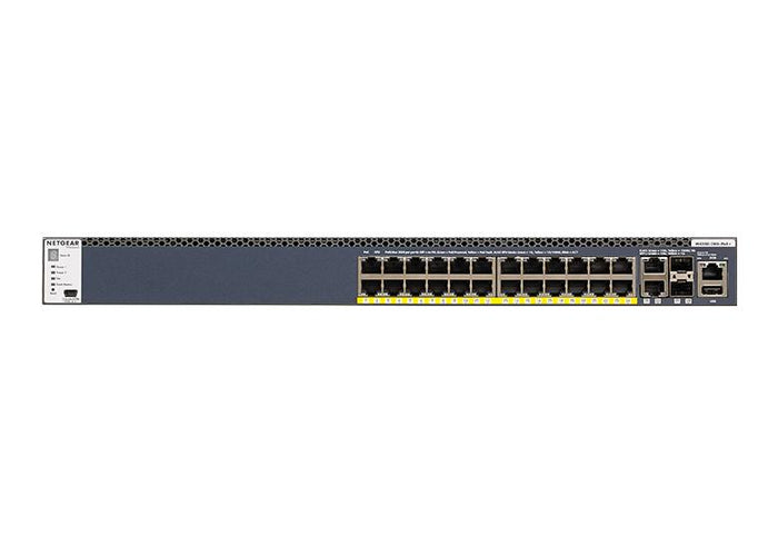 Netgear AV GSM4328PA-100NES 24x1G PoE+ 480W, 2x10G, 2xSFP+ Managed Switch Network Switch Netgear