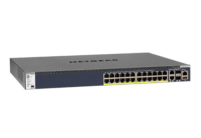 Netgear GSM4328PB-100NES 24x1G PoE+ 630W, 2x10G, 2xSFP+ Managed Switch Network Switch Netgear