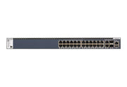 Netgear GSM4328S-100NES 24x1G, 2x10G, and 2xSFP+ Managed Switch Network Switch Netgear