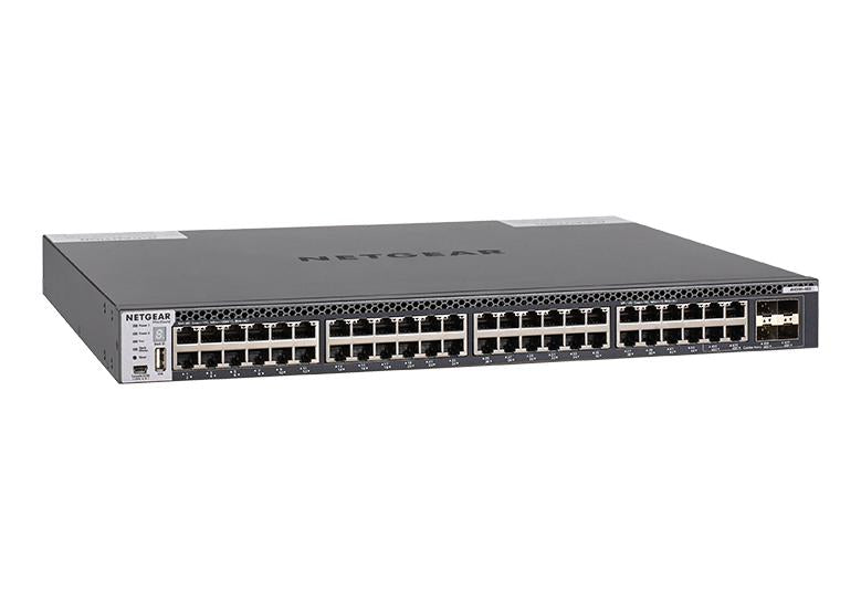 Netgear XSM4348CS-100NES 48-Port 10G and 4xSFP+ (shared) Managed Switch Network Switch Netgear