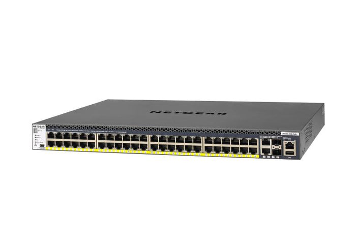 Netgear GSM4352PB-100NES 48x1G PoE+ 591W Managed Switch w/ 2x10GBASE-T & 2xSFP+ Network Switch Netgear