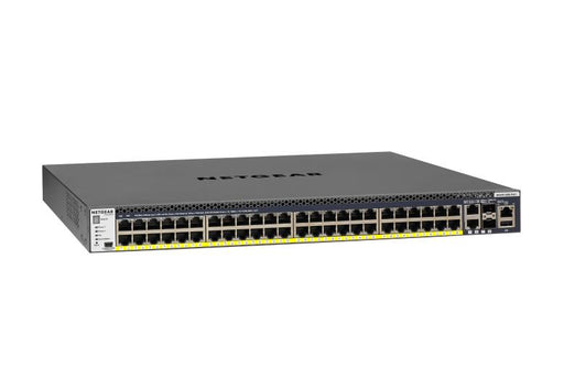 Netgear GSM4352PB-100NES 48x1G PoE+ 591W Managed Switch w/ 2x10GBASE-T & 2xSFP+ Netgear Switches Netgear