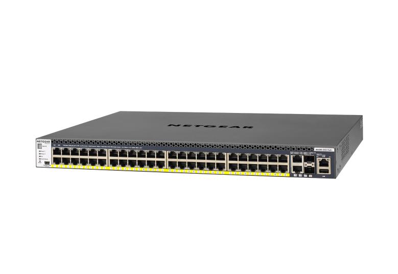 Netgear GSM4352PA-100NES 48x1G PoE+ 480W, 2x10G, 2xSFP+ Managed Switch Network Switch Netgear