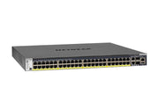 Netgear GSM4352PA-100NES 48x1G PoE+ 480W, 2x10G, 2xSFP+ Managed Switch Network Switch Netgear
