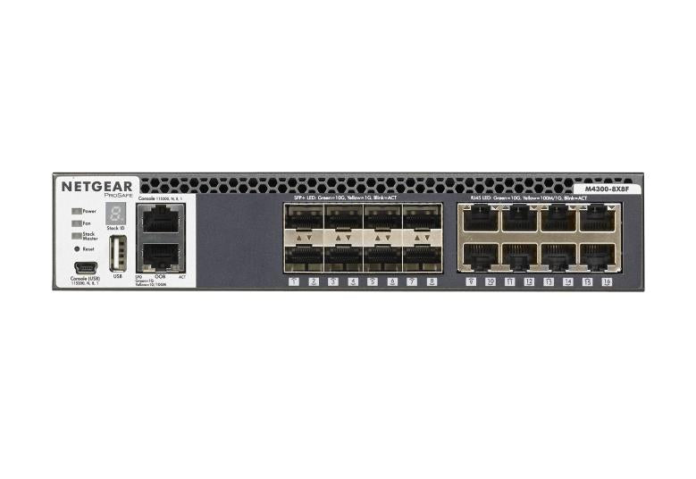 Netgear AV M4300-8X8F 8X10G, 8XSFP+ Managed Switch Network Switch Netgear