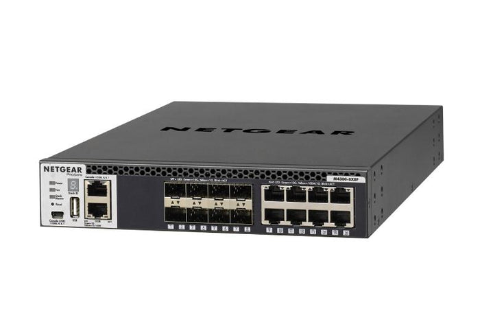 Netgear AV M4300-8X8F 8X10G, 8XSFP+ Managed Switch Network Switch Netgear