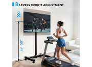 Moove Adjustable Floor TV Stand For 13" – 50" Screens | Tilting, Rotating & Portable Mount Floor Stand Moove AVMounts