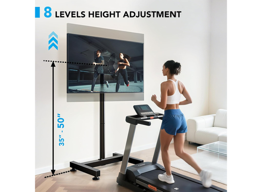 Moove Adjustable Floor TV Stand For 13" – 50" Screens | Tilting, Rotating & Portable Mount Floor Stand ScreenMoove