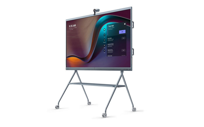 Yealink Rolling Floor Stand for MeetingBoard 86" | MB-FloorStand-860T Mobile Trolley Yealink