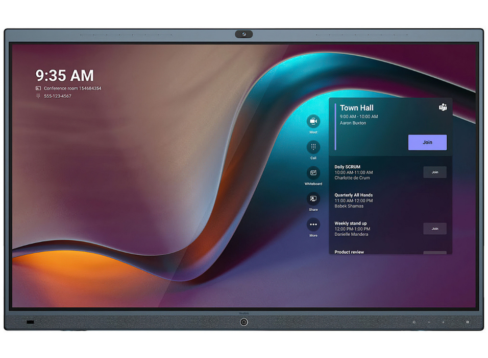 Yealink MB86-A001 Meetingboard 86" Interactive Touch Screen For Teams or Zoom