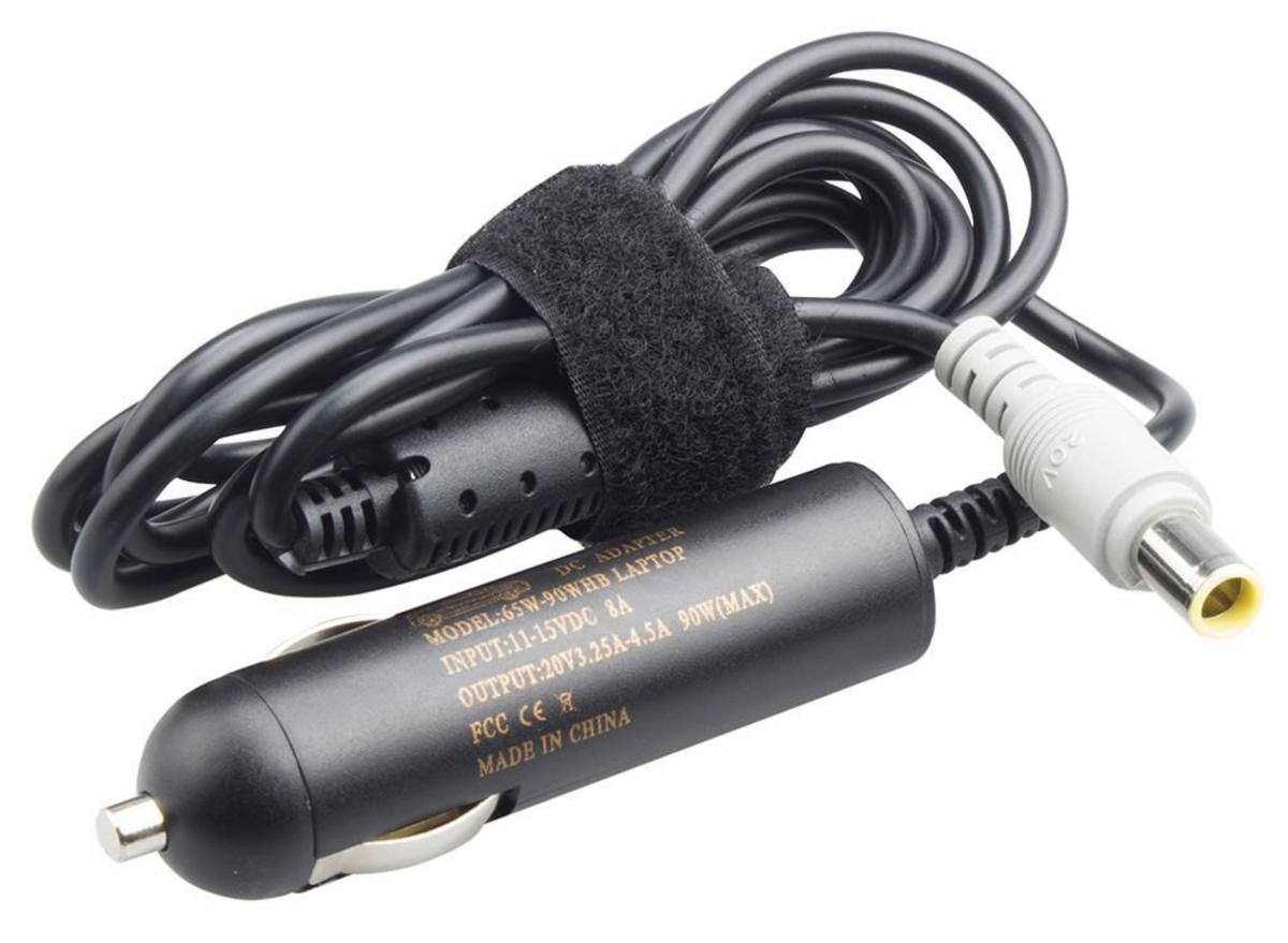 CoreParts 90W 20V 4.5A Car Power Adapter for Lenovo/IBM Notebooks ...