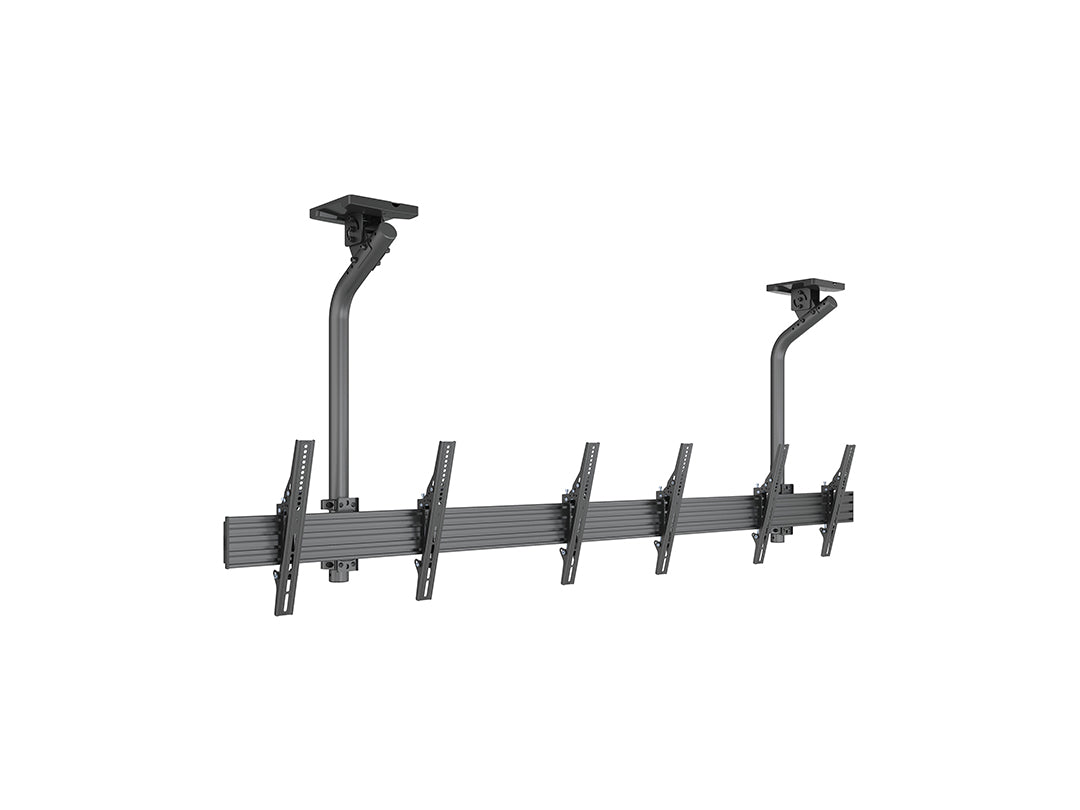 Multibrackets 0.8m Fixed 40"-65" Pro Series Menu Board Ceiling Mount For 3 Screens Ceiling Mount Bracket Multibrackets
