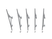 Multibrackets 0.8m Fixed 40"-65" Pro Series Menu Board Ceiling Mount For 3 Screens Ceiling Mount Bracket Multibrackets