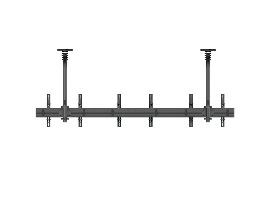 Multibrackets 0.8m Fixed 40"-65" Pro Series Menu Board Ceiling Mount For 3 Screens Menu Board Mounting Systems Multibrackets