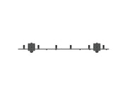 Multibrackets 0.8m Fixed 40"-65" Pro Series Menu Board Ceiling Mount For 3 Screens Ceiling Mount Bracket Multibrackets