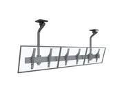 Multibrackets 0.8m Fixed 40"-65" Pro Series Menu Board Ceiling Mount For 3 Screens Ceiling Mount Bracket Multibrackets