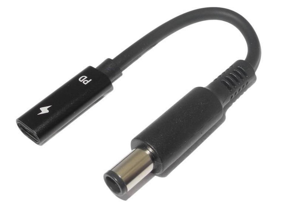 CoreParts USB-C to Dell 7.4x5.0mm Adapter Cable 100W Cable Gender Changers CoreParts