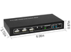 MicroConnect HDMI & USB KVM Switch - 2 Ports | MC-HDMI-USBKVM