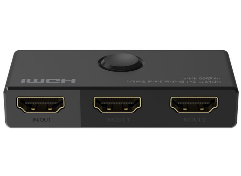 MicroConnect 4K@60Hz Bi-directional HDMI Switch, 4:4:4 HDR | MC-HDMISWITCH-4K-MINI MicroConnect AV Switches MicroConnect