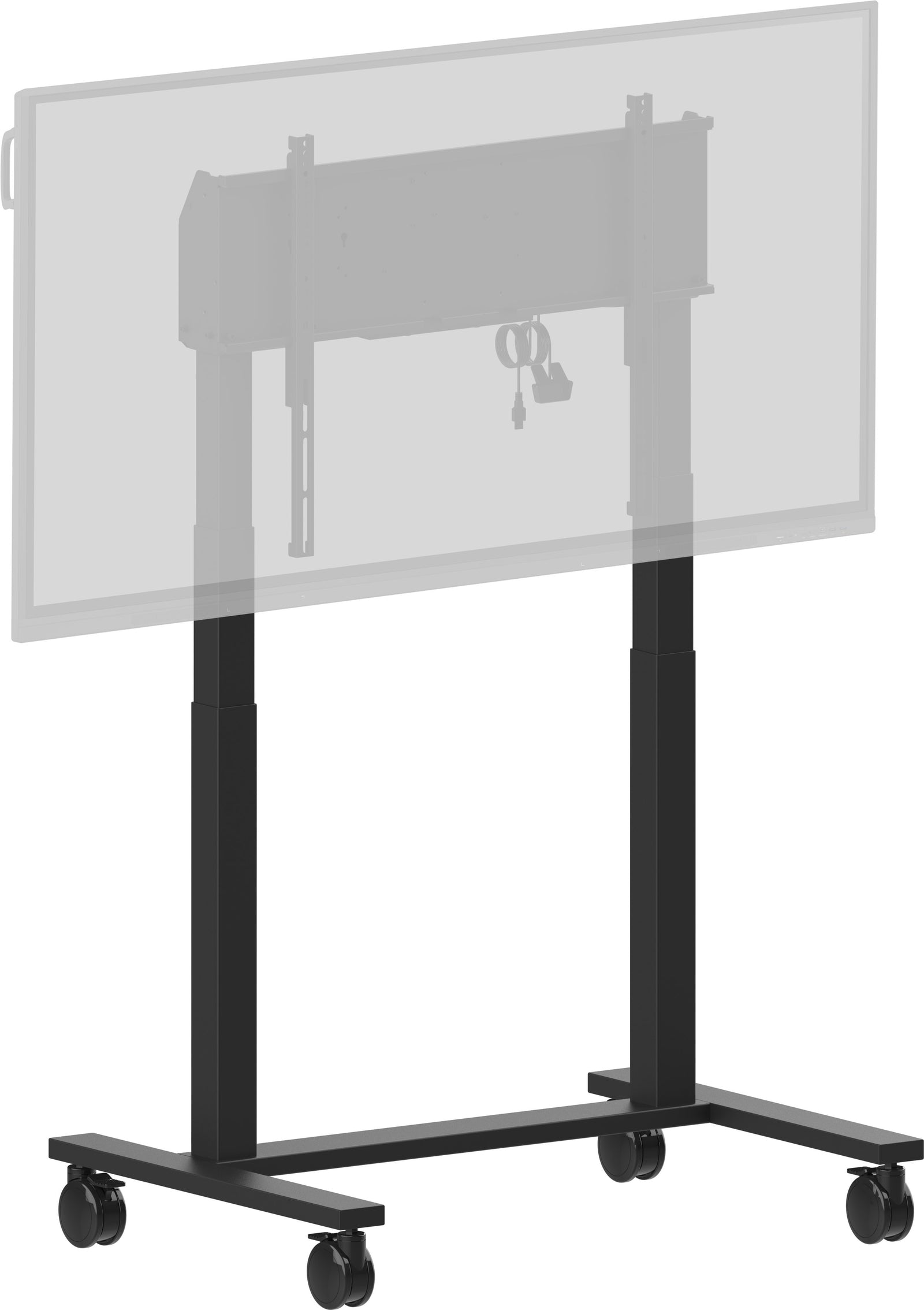 iiyama ProLite MD-CAR2031-B1 Double Column Electric Floor Lift - Up to 98" Screens Motorised Trolley iiyama