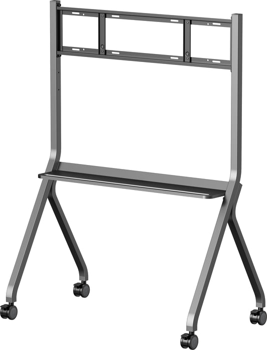 iiyama MD-CART02-S1 Mobile Stand With Accessories Shelf For Up To 86" Displays iiyama Mobile Trolley iiyama