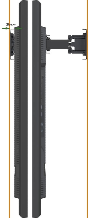 iiyama MD-WM0001 Zero Gap Mounting Bracket Kit For The iiyama LH60 Signage Series Mounting Kit iiyama
