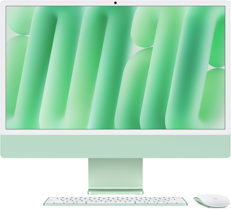 Apple iMac with Retina 4.5K Display Green 24" M4 Chip 24 GB Ram 512 GB SSD All-in-One PC All-in-One PC Apple
