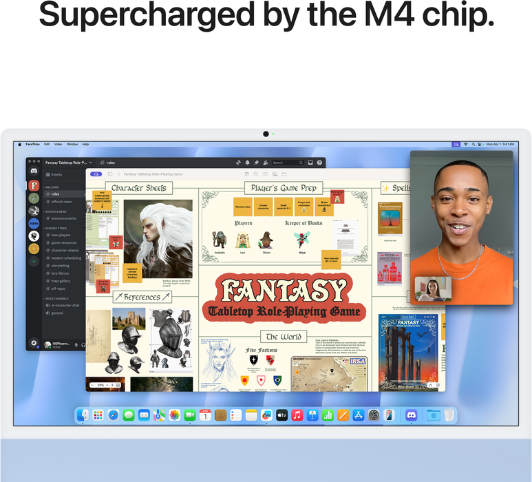 Apple iMac with Retina 4.5K Display Blue 24" M4 Chip 24 GB Ram 512 GB SSD All-in-One PC All-in-One PC Apple