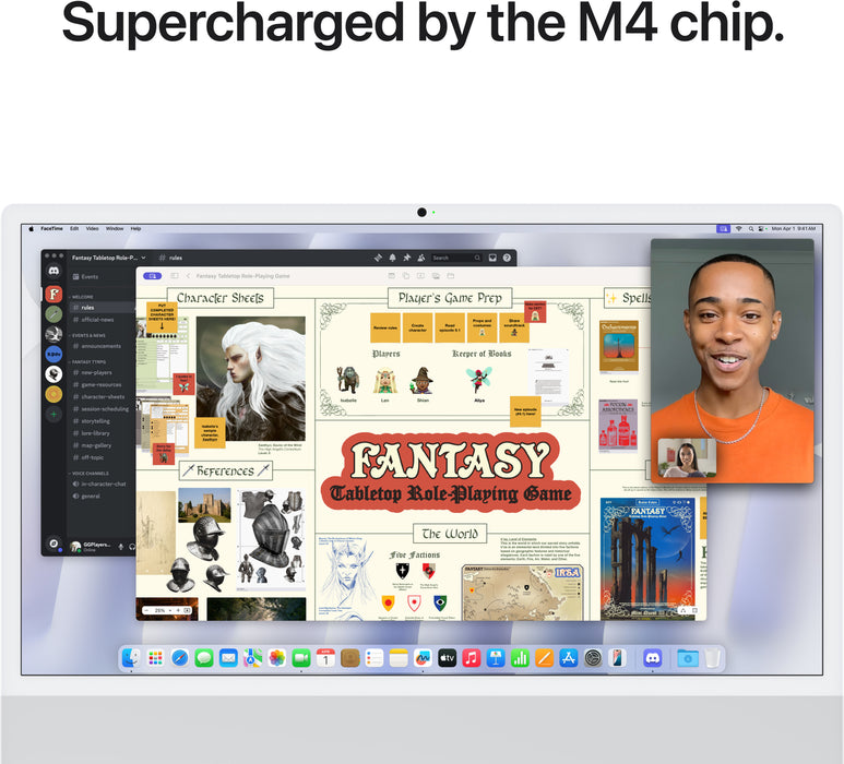 Apple iMac with Retina 4.5K Display 24" M4 Chip 16 GB Ram 256 GB SSD All-in-One PC All-in-One PC Apple