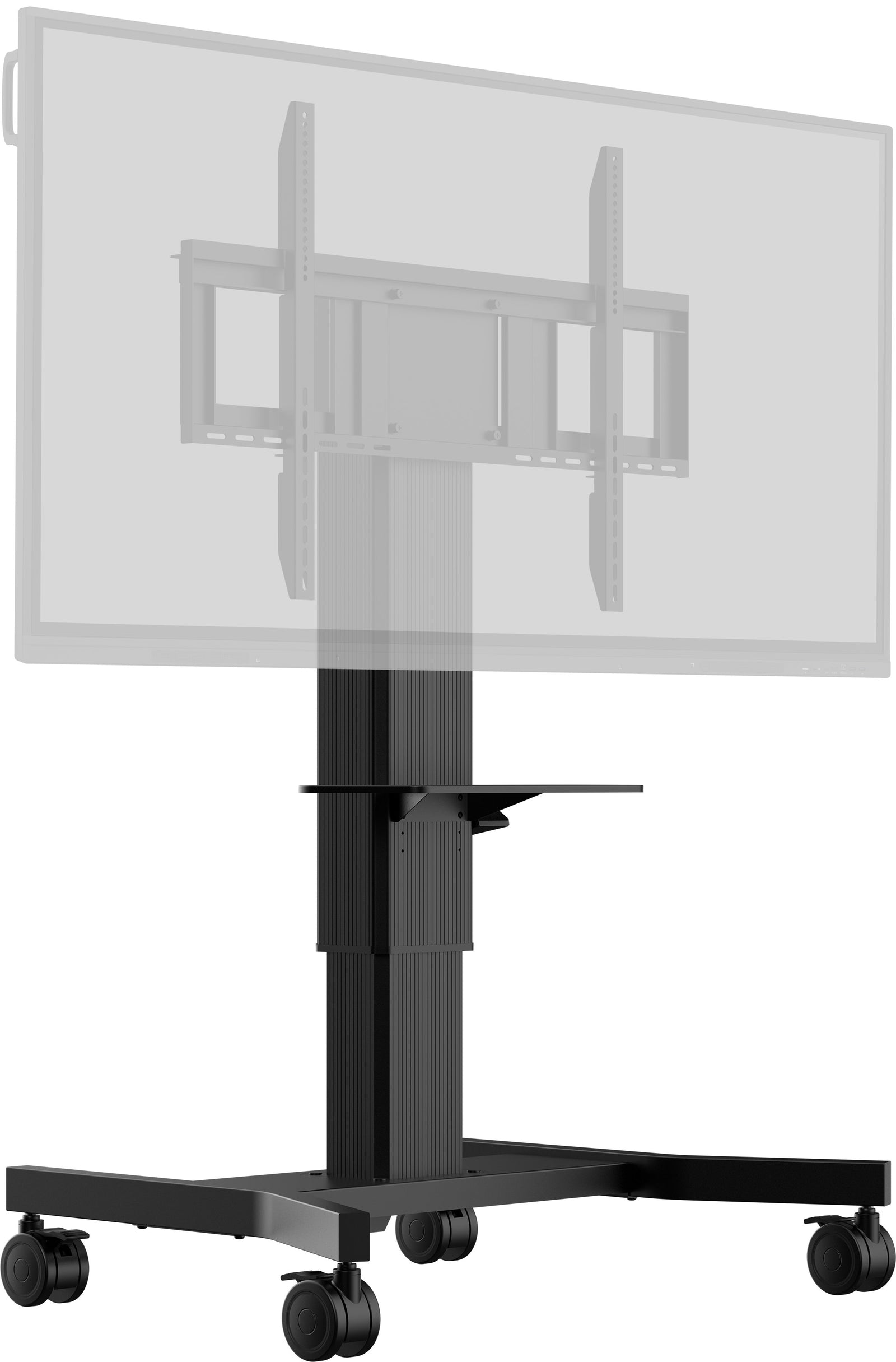 iiyama 86" Large Format Display Electric Floor Lift Motorized Trolley | MDCAR1021-B1 Mobile Trolley iiyama