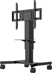 iiyama 86" Large Format Display Electric Floor Lift Motorized Trolley | MDCAR1021-B1 Mobile Trolley iiyama