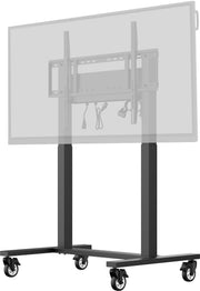 iiyama 86" Large Format Display Electric Floor Lift Mobile Trolley | MDCAR2011-B1 Mobile Trolley iiyama